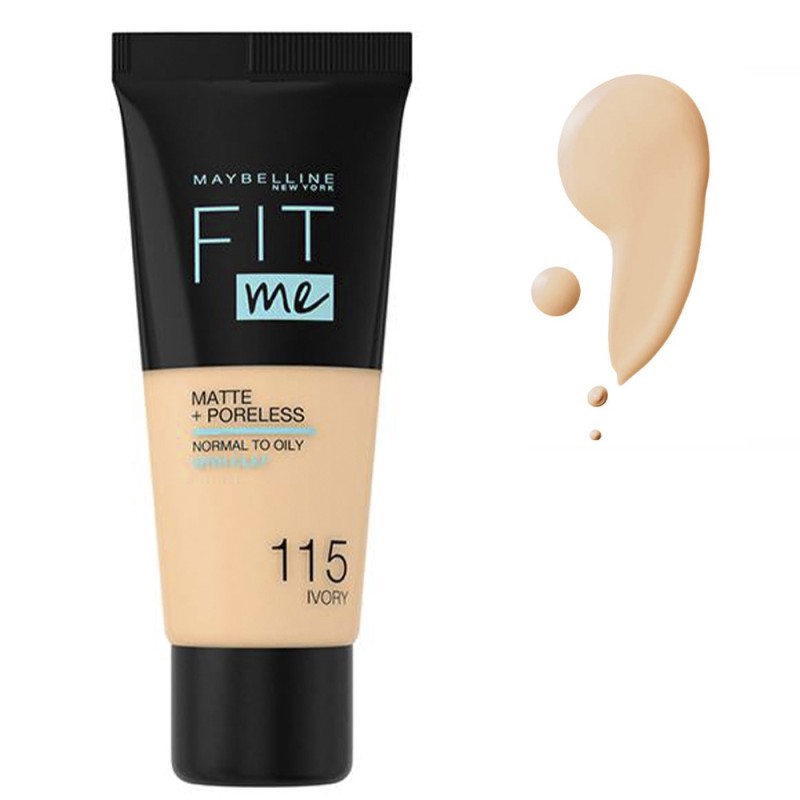 Maybelline Fit Me Matte + Poreless Foundation 30ml #115 Ivory