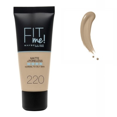 Maybelline Fit Me Matte + Poreless Foundation 30ml #220 Natural Beige
