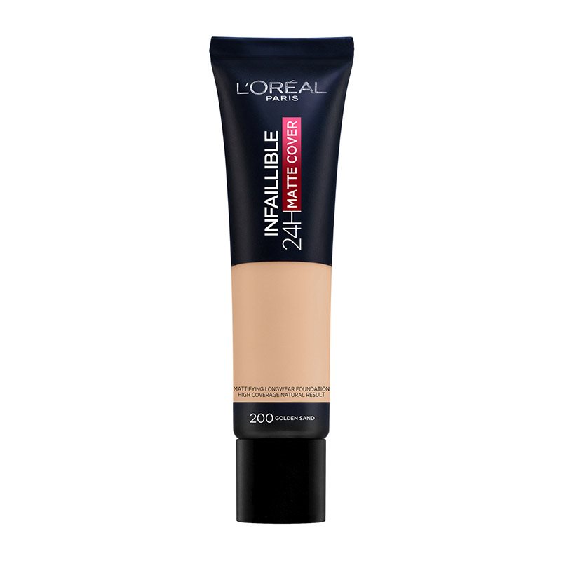 L'Oreal Infallible 24h Matte Cover 30ml #200 Golden Sand