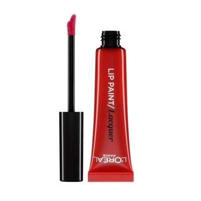 Loreal Paris Infallible Lip Paint Lacequer 105 Red Fiction