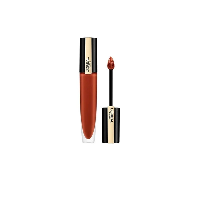 L'Oreal Paris Rouge Signature Metallic Liquid Lipstick 202 Electrify 1 Count