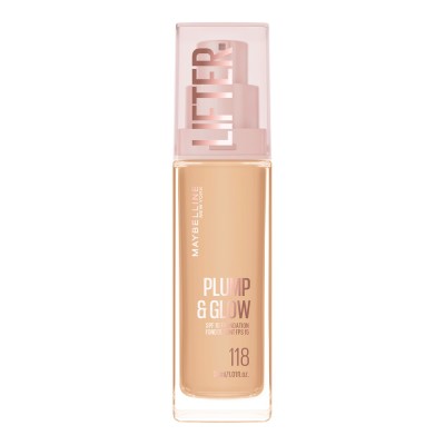 Maybelline Lifter Plump & Glow Foundation 30ml #118